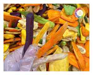 Fruits et légumes mélangés séchés Chips Factory Direct Supply Tasty Crispy Snack avec des ingrédients naturels et une saveur sucrée - Product Image 1