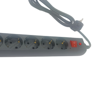 Wellsdiy Euro Type 6 prises 16A 250V avec interrupteur et protection contre les surtensions
