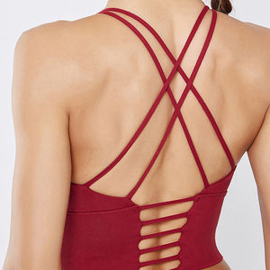 High Impact Fitness Custom Logo <b>Women</b> <b>Compression</b> Yoga Bra Breathable Seamless Woman Sport Bra - Product Image 5