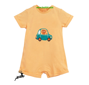 ชุดรอมเปอร์ผ้าฝ้าย Pima สำหรับเด็กทารกชุดรอมเปอร์เด็กทารกทำจากผ้าฝ้าย100% ทำจากผ้าฝ้ายชุดรอมเปอร์เด็กผู้ชายแรกเกิดสั่งได้ตามต้องการ - Product Image 1