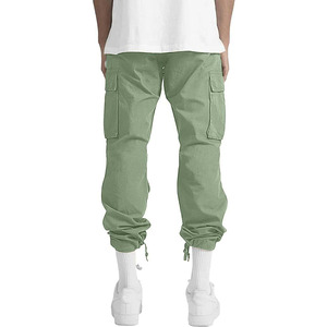 Pantalones de Trabajo para Hombre Más Vendidos, Estilo Holgado, Ajuste Holgado, Pantalones Cargo de Alta Calidad para Hombre en Color Sólido con Logotipo de Impresión Personalizada - Product Image 4