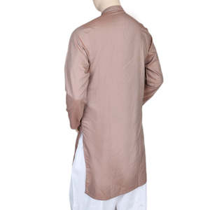 มาชริก ชุดคุร์ตะทรงเข้ารูปสำหรับผู้ชาย - สีทองแดง - Product Image 4