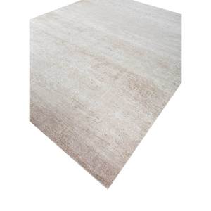 Alfombra Kavi Ivory de Lana y Seda de Bambú Anudada a Mano, Colección Afterglow, Color Sólido, Rectangular, para el Hogar o Pasillo, 10 mm de Grosor, Eskm-03 - Product Image 2