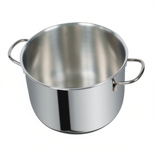 Olla para Sopa y Caldo de Acero Inoxidable Metalsomma de 20 cm con Acabado Cromado Pulido 152 20 Plus, Utensilio de Cocina de Calidad Premium - Product Image 2