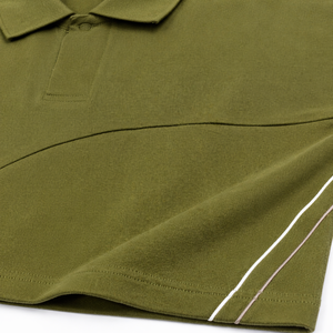 Camiseta Polo Extra Grande Verde Oliva Personalizada OEM para Hombre, Transpirable, de Manga Corta, Informal, para Golf, Venta al Por Mayor - Product Image 5