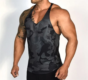 2024 gran oferta OEM logotipo personalizado correr entrenamiento hombres deportes secado rápido sublimación ejercicio gimnasio camisetas sin mangas para hombres - Product Image 3
