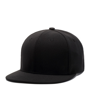 Bulk 100% Cotton Twill Elastic Back Snapback Caps Adjustable Classic Baseball <b>Hats</b> with <b>Flat</b> Visor Comfortable Everyday - Product Image 1