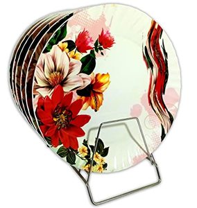 King – service de table en porcelaine de luxe international, assiette ronde en céramique pour restaurant, chargeur de haute qualité - Product Image 2