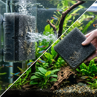 Éponge jaune pour aquarium, structure en filet, mousse filtrante pour systèmes HVAC, mousse filtrante pour l'eau avec différentes densités PPI