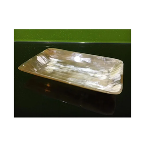 ถาดเขาควายธรรมชาติ เป็นมิตรกับสิ่งแวดล้อม ตกแต่งงานแต่งงาน ตกแต่งโต๊ะอาหาร ทันสมัย ขนาดสั่งทำได้ ราคาล่าสุด - Product Image 1