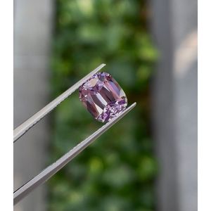 Ametyste naturelle Rose de France, pierres précieuses en vrac, taille triligne et ovale, haute qualité, 0,5-2 grammes, Bolivie - Product Image 4