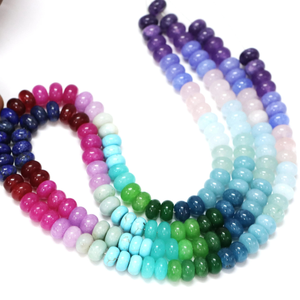 Cuentas Redondas de Cuarzo Pavo Real: Joyería de Piedras Preciosas Lisas AAA (7-8 mm) - Product Image 6