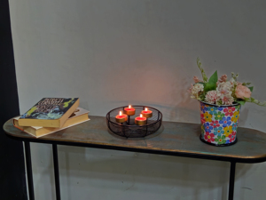Handmade Iron Wire Round 4 Piece <b>T</b>-<b>Light</b> Home Decorative Hot Selling <b>Candle</b> Wire Tray Centerpiece Indoor Outdoor <b>Candle</b> Holder - Product Image 5