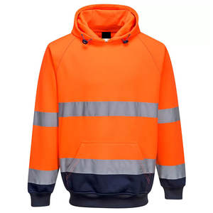 Sudaderas con capucha reflectantes de lana de alta calidad Sudaderas de trabajo de seguridad a un precio razonable para la seguridad de invierno - Product Image 3
