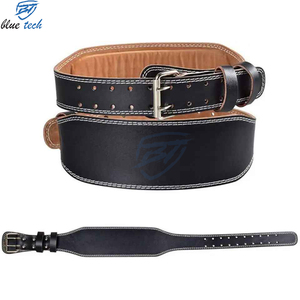 Cinturón de levantamiento de pesas cómodo hecho a medida de cuero genuino para hombres y mujeres - Product Image 4