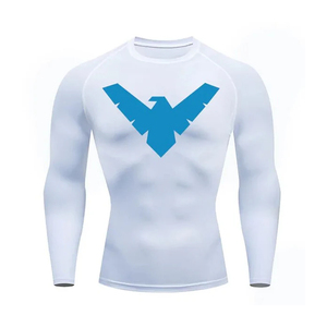 Drii Fit Compression Rash Guard T-Shirt Spandex Matériel pour Fitness Yoga Gym Workout - Product Image 4