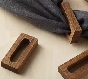 Modern Geometric Gold <b>Napkin</b> Rings Add Chic Style To Table Decor Perfect For Weddings <b>Parties</b> And Elegant Dinner Settings - Product Image 4