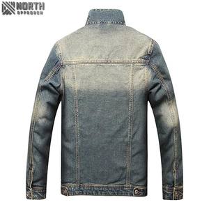 2025 hommes de haute qualité coton blanc Denim veste pour hommes personnalisé pleine fermeture éclair Unique Style décontracté toile pour vêtements d'hiver - Product Image 3