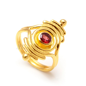 925โกเมนตัดเงินสเตอร์ลิงแบบพรีเมี่ยมเครื่องประดับแบบกึ่งสำเร็จรูปพลอยโกเมนสีแดงธรรมชาติที่ไม่เหมือนใครสำหรับงานแต่งงานและงานปาร์ตี้ - Product Image 2