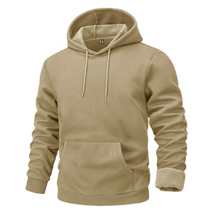 2025 vente en gros plaine noir hommes sweats à capuche surdimensionnés sweat impression personnalisée Logo graphique et 3D broderie sport pull vêtements - Product Image 1