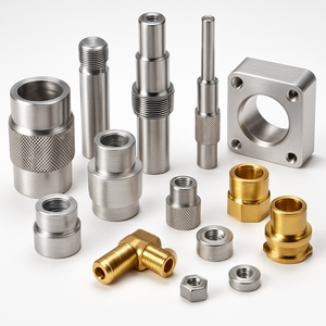 CNC 선반 회전 알루미늄 황동 스테인레스 스틸 부품 사용자 정의 단일 조각 정밀 기계 하드웨어 사용자 정의 CNC 가공 - Product Image 1