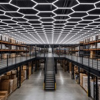 Iluminación LED Hexagonal para Almacenes Industriales, Lámpara Resistente para Talleres y Centros de Almacenamiento Comerciales - 8