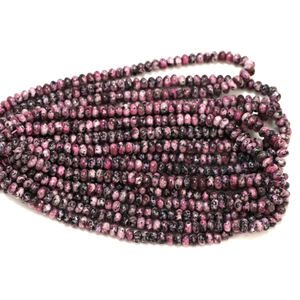 Cuentas de Cuarzo Color Rodonita: Cuentas de Piedras Preciosas Redondas AAA de 7-8 mm, Hilo de 15 Pulgadas - Product Image 4