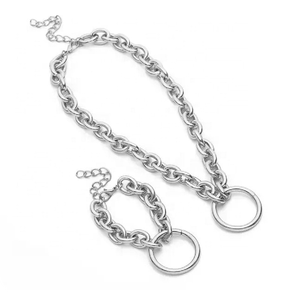 Perles de verre colorées personnalisées broderie collier boucles d'oreilles ensemble nouvelle galerie de mode bijoux en perles pour cadeau - Product Image 3