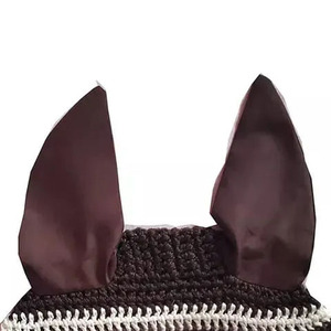 Nuevo diseño 2024, productos para montar a caballo, equipo ecuestre, gorros de oreja de caballo, llamativo velo de mosca para montar a caballo - Product Image 5