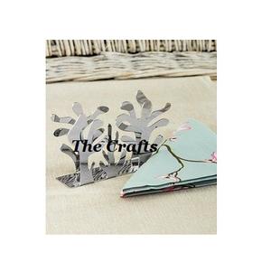 Servilletero de acero inoxidable de color plateado con soporte de papel tisú de la más alta calidad para accesorios de mesa - Product Image 1