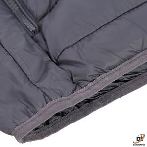 Chaqueta acolchada sin mangas de alta calidad superventas, diseño personalizado de invierno, tela larga de nailon bordada, chaleco 3D recién llegado - Product Image 6