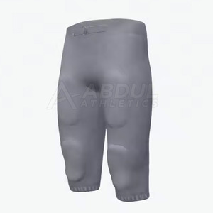 Classic American Football Pant Lightweight Mesh <b>Practice</b> Pants With <b>Pads</b> For Outdoor Sportswear - Product Image 1