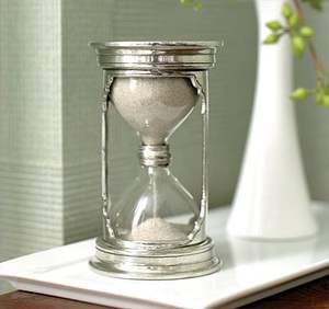 Reloj de Arena Moderno de Metal, Decoración Elegante para Mesa de Escritorio, Diseño Minimalista, Exhibición de Arena, Estilo de Acento, Pieza Elegante para el Hogar - Product Image 2