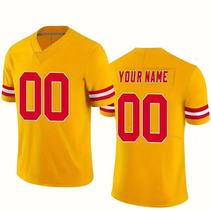 เสื้อฟุตบอลแบบซับลิเมชันออกแบบได้ตามต้องการสำหรับทีมอเมริกันแท้ระบายอากาศแห้งเร็ว - Product Image 1