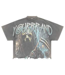 2025 Fabricación personalizada Mejor artículo Venta en línea Camiseta de serigrafía de moda Camiseta con logotipo impreso personalizado para hombres - Product Image 3