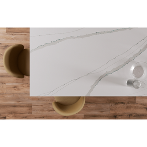 Calacatta Verde Eco-Friendly Modern Design Big Slab Quartz Crystal Composition - Product Image 3