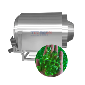 Nouvelle machine à poncer l'amidon automatique à haute capacité PLC 2024 avec revêtement à l'huile et ponçage au sucre pour la fabrication de bonbons gélifiés - Product Image 1