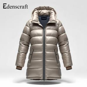 Chaqueta Acolchada para Hombre, Formal, Elegante, Ligera, con Capucha, Resistente al Agua, Cortavientos, Ecológica, Abrigo de Invierno para Actividades al Aire Libre - Product Image 2