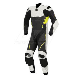 Traje de cuero de moto recién llegado hecho profesional transpirable y para el invierno saludable a bajo precio - Product Image 4