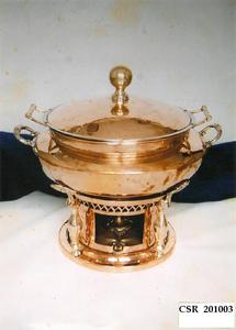 Platos de frotamiento de alta calidad amueblados con tecnicismos en combinación de oro y plata con soporte fundido en acero de latón - Product Image 3