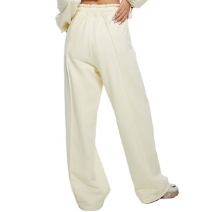 Winter <b>Joggers</b> Women Sweatpants Sports Legging Casual <b>Stacked</b> Pants Drawstring High Waist Trousers Sweat Pants - Product Image 3