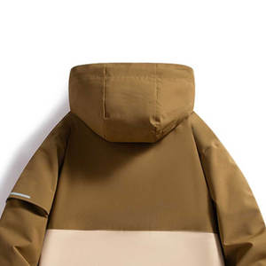 Vestes de randonnée d'hiver coupe-vent sur mesure de qualité supérieure, avec fermeture éclair, étiquette privée personnalisée, unisexe - Product Image 4