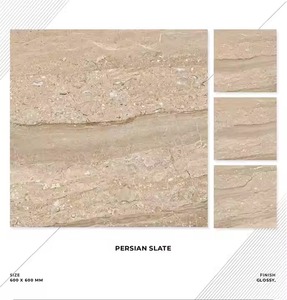 Carrelages de sol en porcelaine polie noire terre naturelle moderne 400x400mm bon prix 60x60 fonction brique réfractaire en céramique brillante pour corps entier - Product Image 6