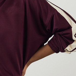 Sudadera con Diseño Recortado y Cierre de Cremallera Metálica / Diseño de Alta Calidad para Mujer, Ligera pero Cálida, Ropa Informal para Estar en Casa - Product Image 3