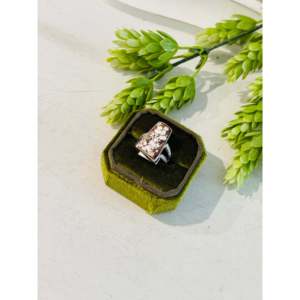 Bague style Southwest avec cheval sauvage et argent sterling, sertie de pierres naturelles, plaquée or rose, taille 7.5, idéale pour un cadeau - Product Image 3