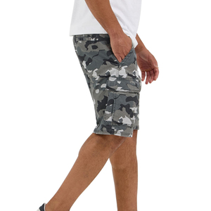 Fabricant de vêtements Logo personnalisé Shorts pour hommes Grandes poches Casual Baggy Bermuda Camouflage Y2K Straight Men Denim Cargo Shorts - Product Image 4