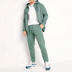 Venta al por mayor mejor calidad 100% algodón polar hombres chándales casuales en blanco chándales en nuevo estilo conjuntos y joggers para hombre. - Product Image 6