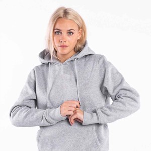 Sudadera con capucha para mujer, otoño-invierno 2023, con forro polar grueso, bordada, holgada, estilo estudiantil. - Product Image 2