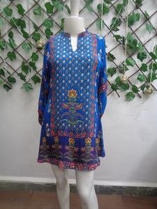 Elegant Digital Print Tunic <b>Kurti</b> for Ladies and Girls Indian Supplier's Special Occasion and Ethnic Styling Options - Product Image 3