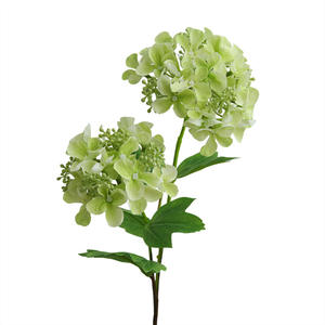 <span class=keywords><strong>Fleur</strong></span> artificielle à 2 têtes, hydrangea floral de style forestier, <span class=keywords><strong>d</strong></span>écoration intérieure moderne, <span class=keywords><strong>fleur</strong></span> en soie créative - Product Image 5